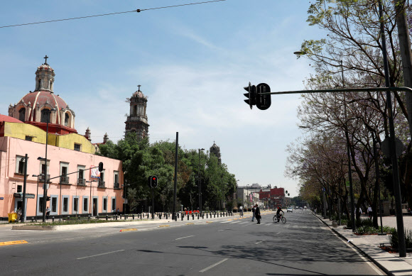 멕시코시티 ‘여성 없는 하루’ 거리 풍경