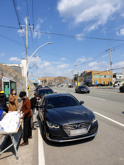 활어회 판매도 드라이브 스루