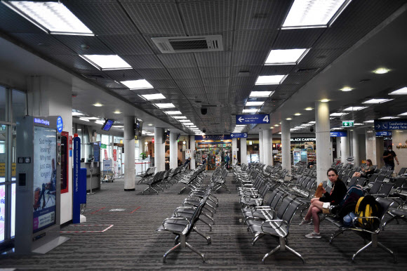 코로나19로 텅 빈 태국 치앙마이 국제공항