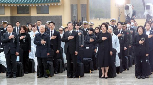 문 대통령, 서해수호의 날 기념식 참석