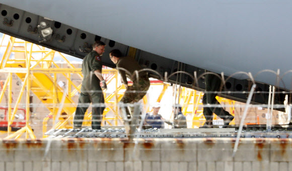 인천공항으로 온 나토 수송기