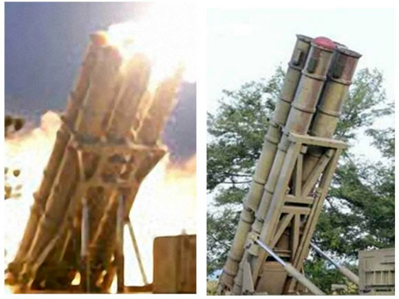 북한, ‘6연장 대형방사포’ 발사 장면 첫 공개