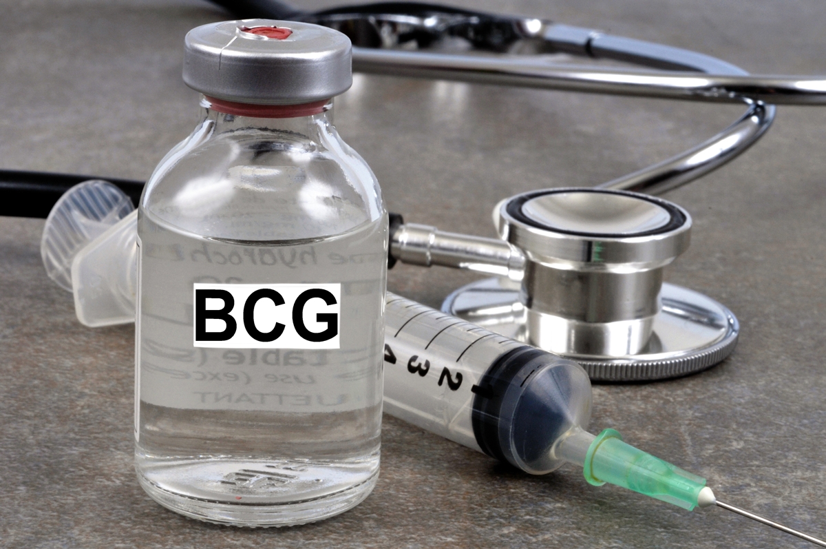 결핵 예방을 위한 BCG 백신.