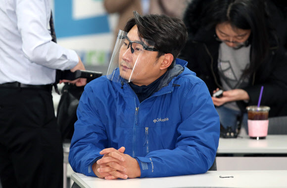 더불어시민당 선대위 출범식 참석한 이천수