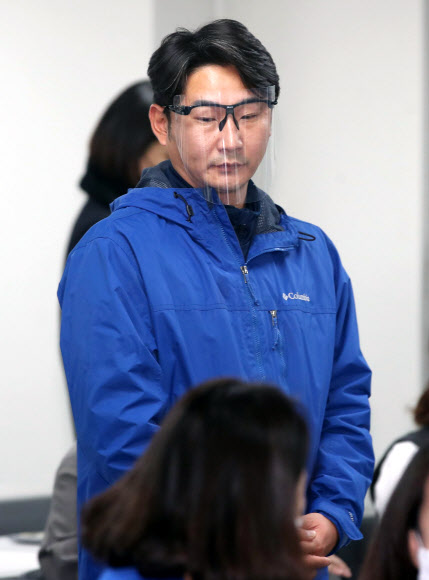 더불어시민당 선대위 출범식 참석한 이천수