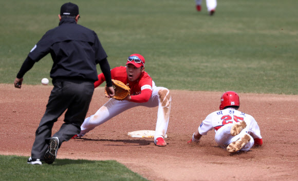 도루왕 박찬호, 훔치기 실패