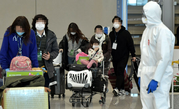 귀국하는 밀라노 지역 교민들