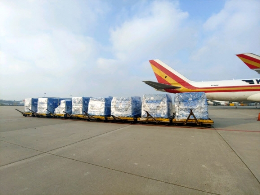 모로코 화물기로 ‘코로나19 관련 한국 의료품 운송’