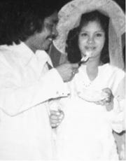 1976년 두 사람의 결혼식 사진. 셰릴 파바타오 제공 노스저지 닷컴 캡처