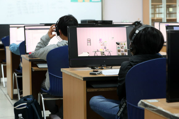 달라진 교실 풍경