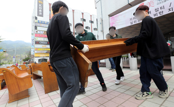 신천지, 과천 예배당 시설 자진 철거