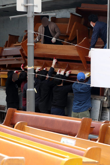 신천지, 과천 예배당 시설 자진 철거