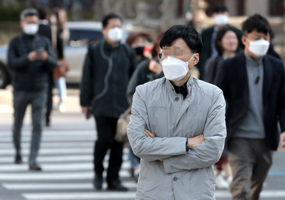 서늘한 아침 기온