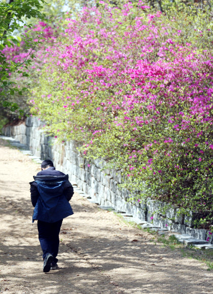 ‘생각보다 봄볕이 따갑네’