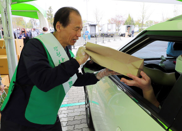 산나물 완판나선 최문순 강원지사