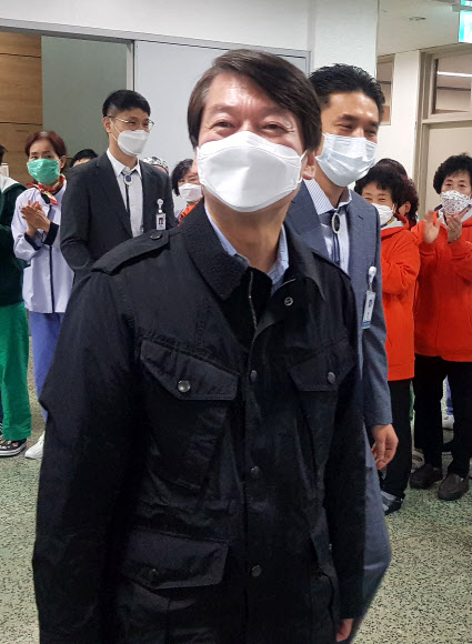 대구동산병원 다시 찾은 안철수