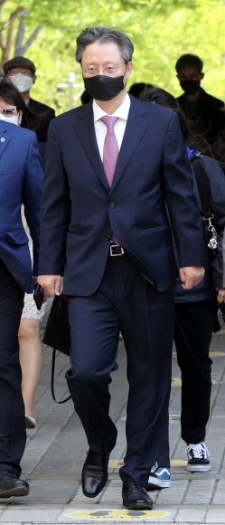 공판 출석하는 우병우 전 민정수석