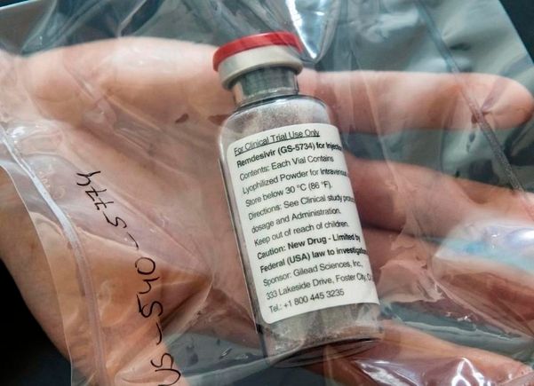 길리어드가 개발한 에볼라 치료제 ‘렘데시비르’. 로이터 연합뉴스