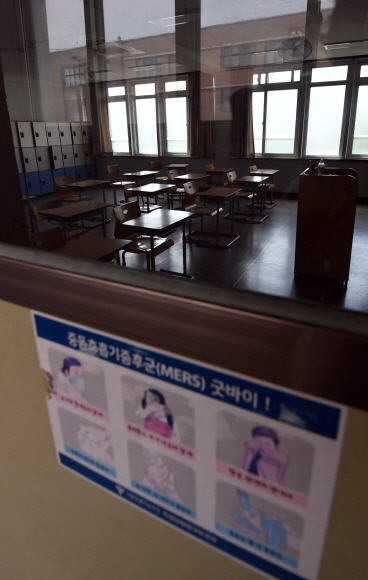 고3 개학을 이틀앞둔 11일 서울 성동구 덕수고등학교 교실이 텅 비어 긴장감이 흐르고 있다.   2020.5.11 박지환기자 popocar@seoul.co.kr