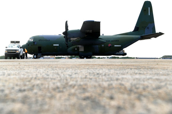 6.25 참전용사 지원 마스크 미국 도착