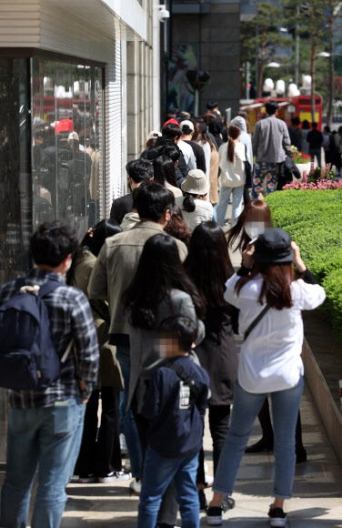 백화점 구매행렬