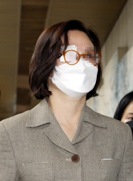 법정 향하는 정경심