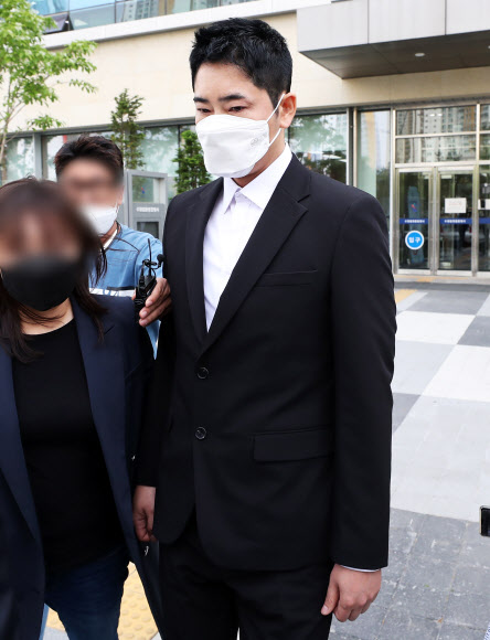 항소심 첫 공판 마친 강지환