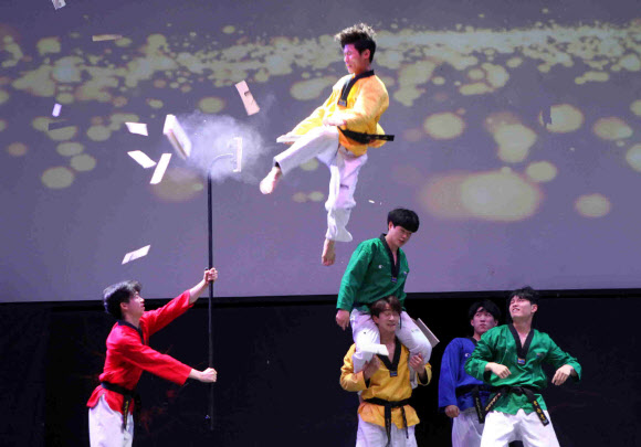 국기원태권도시범단, 코로나19 극복 위한 온라인 공연