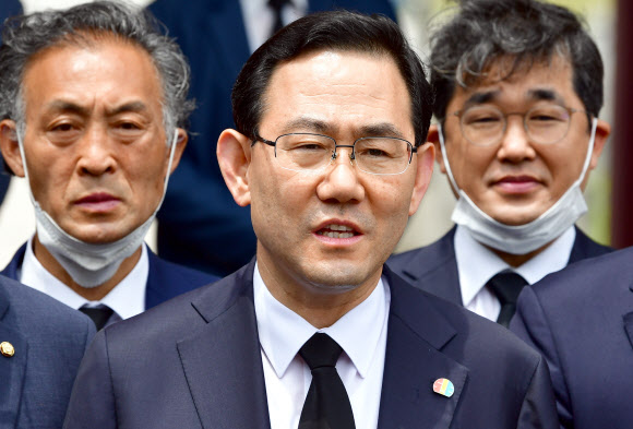 5?18묘지 참배 마친 주호영