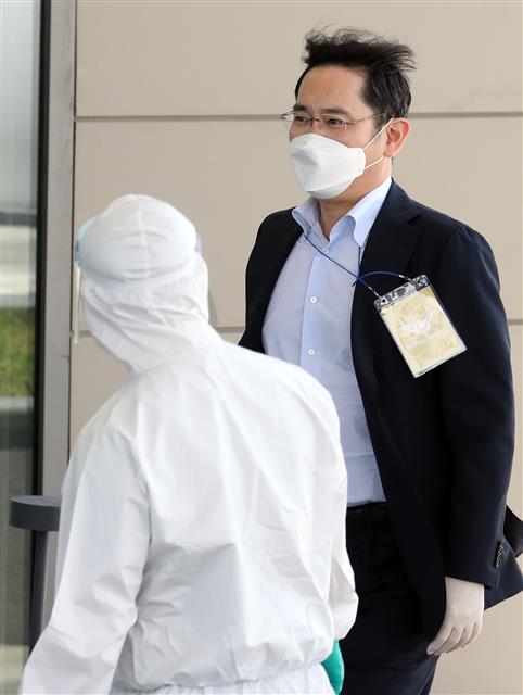 이재용, 중국 출장 마치고 바로 코로나19 검사