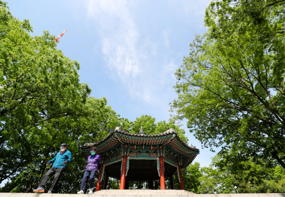 맑고 청량한 서울 하늘