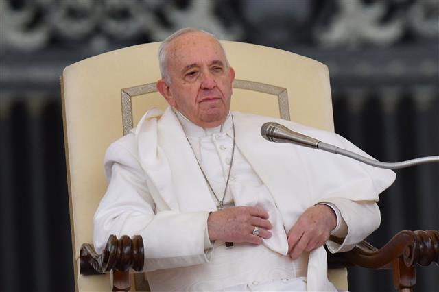 프란치스코 교황. AFP 연합뉴스