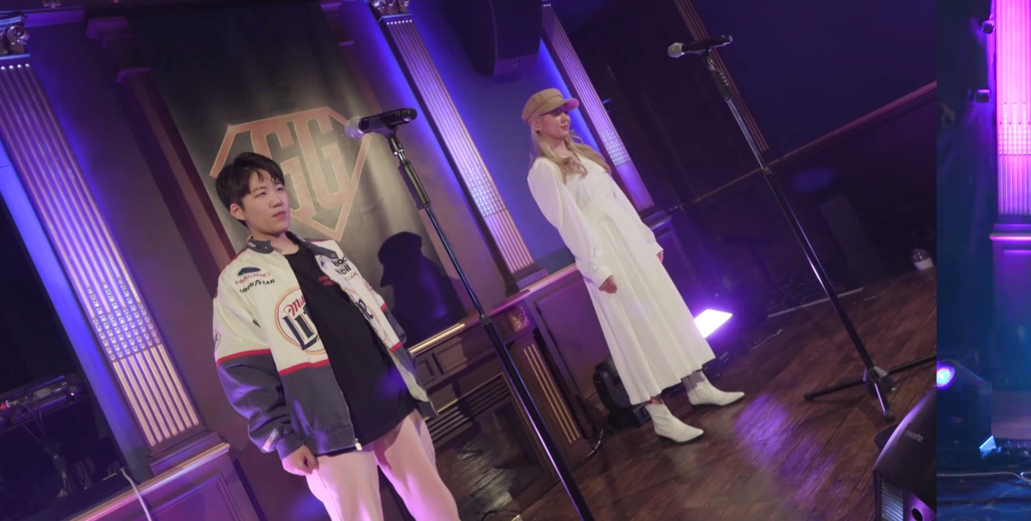 유닛 대결에서 예상을 깨고 최고의 팀으로 꼽힌 페미니스트 래퍼 슬릭(왼쪽)과 소녀시대 효연. 엠넷 제공
