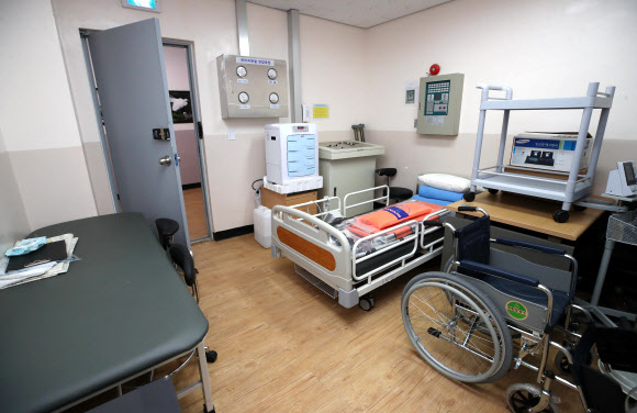 연평도 1호 대피소 비상진료소