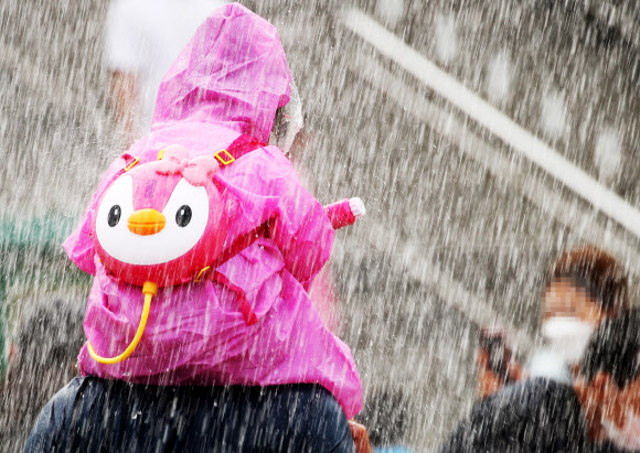 무더운 날씨를 보인 3일 오후 경기도 용인시 에버랜드를 찾은 시민들이 물놀이 공연 ‘슈팅 워터 펀’을 즐기고 있다. 2020.7.3  연합뉴스