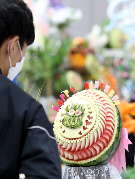 ‘예술이 된 수박’