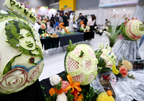 예술작품이 된 수박