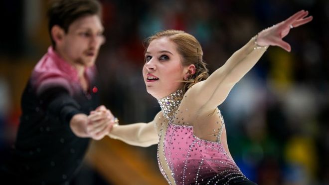‘2018 평창 동계올림픽’에 출전한 에카테리나 알렉산드로프스카야. AFP 연합뉴스