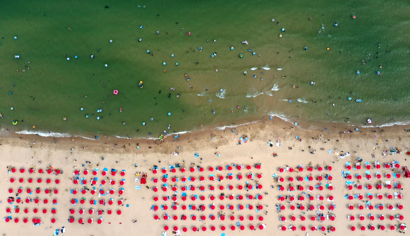 코로나 시대 피서 풍경