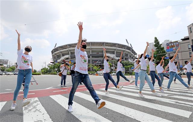 도심 속 발레 공연