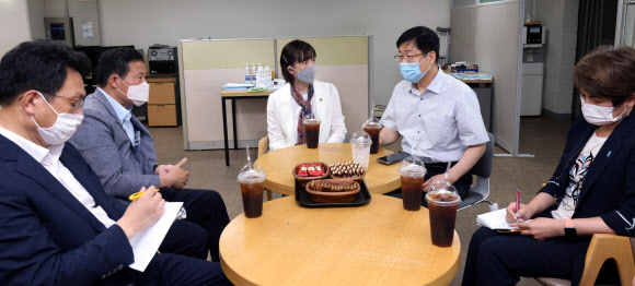 최윤희 제2차관, 코로나19 관련 워터파크 현장 방문