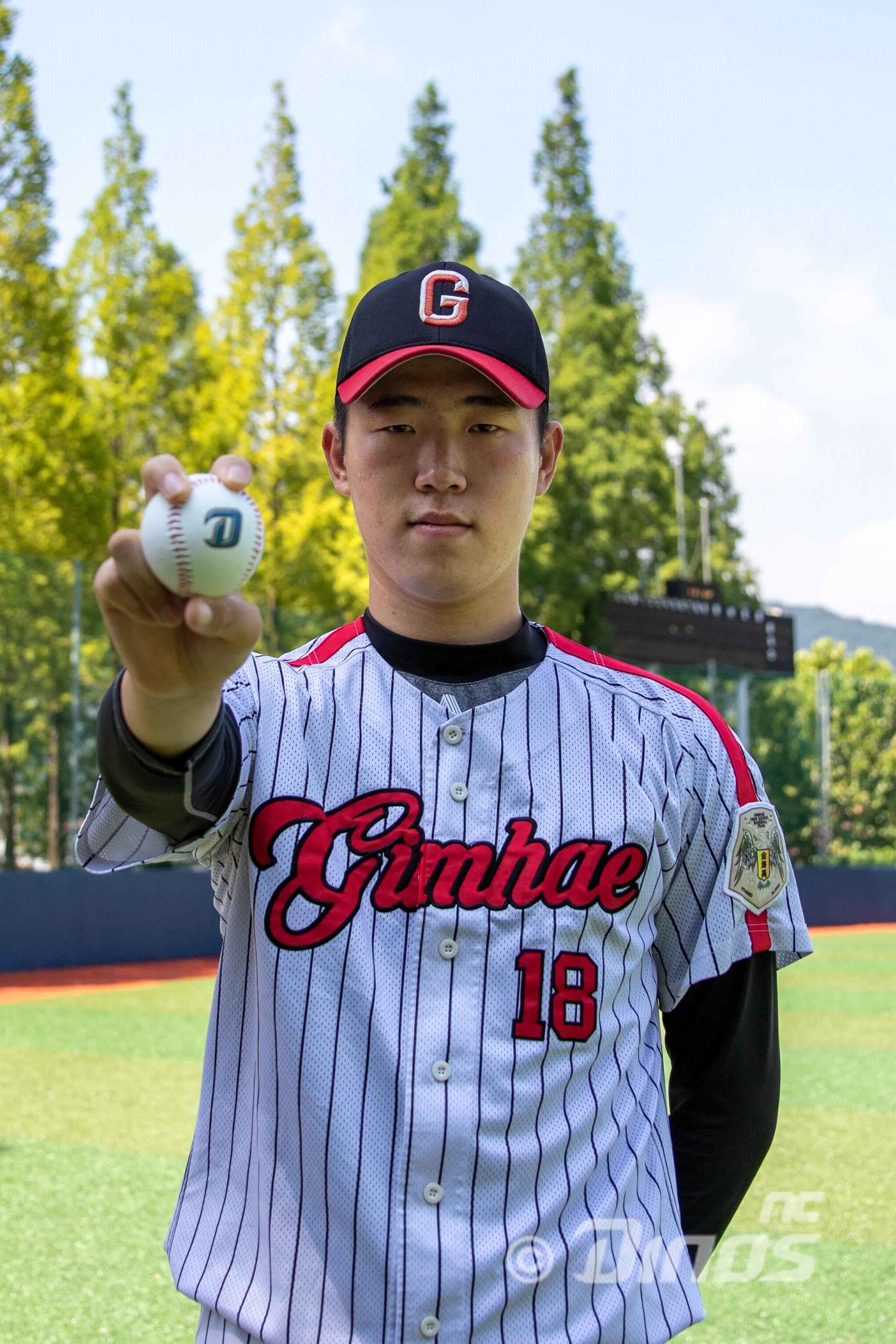 NC 다이노스가 지난 24일 2021 KBO 리그 신인 1차 지명에서 김해고 오른손 투수 김유성 선수를 지명했다.   NC 다이노스 제공 