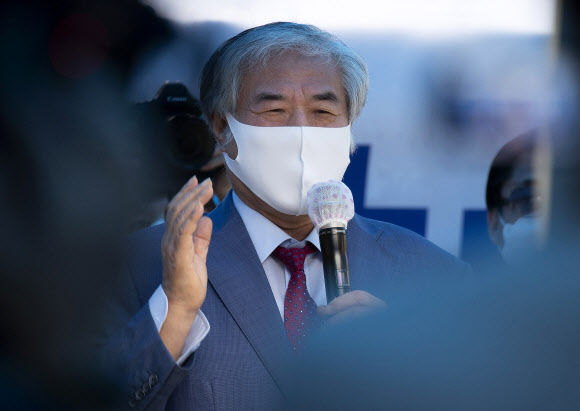 전광훈 목사, 코로나19 퇴원 후 기자회견