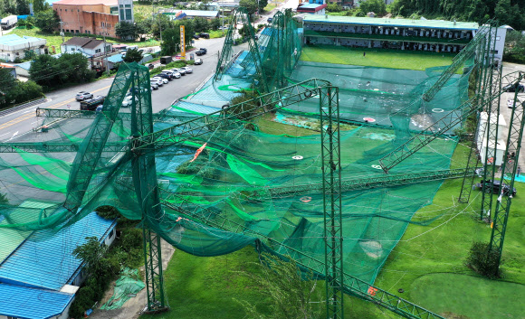 태풍 ‘마이삭’의 위력