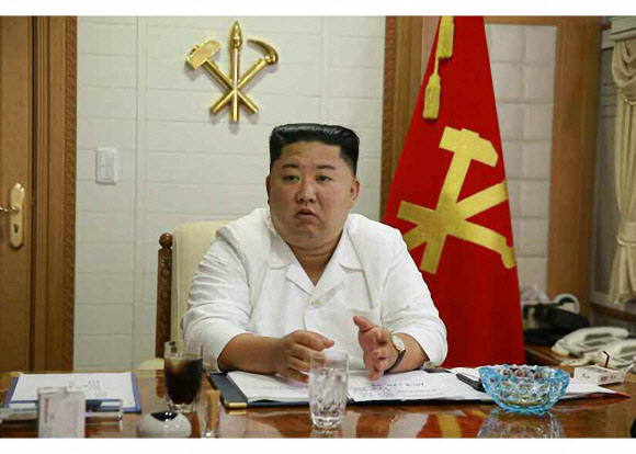 북한 김정은 국무위원장. 2020.9.6  노동신문 홈페이지 캡처