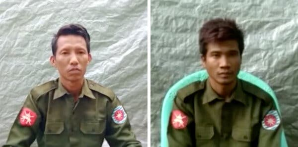 미얀마 정부군의 로힝야족 학살을 영상 증언한 미얀마 탈영 군인들. NYT 캡처.