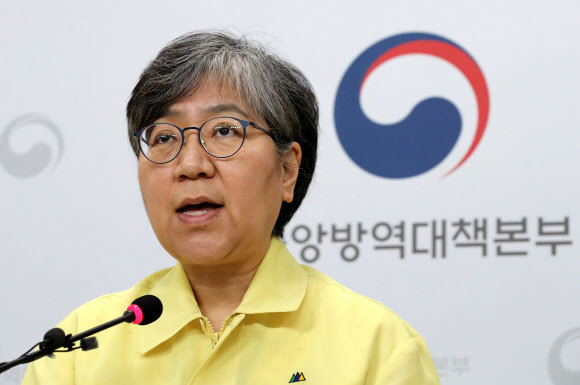 정은경 중앙방역대책본부장.  연합뉴스