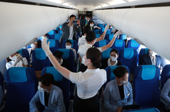 도착지 없는 항공편에서 실습교육