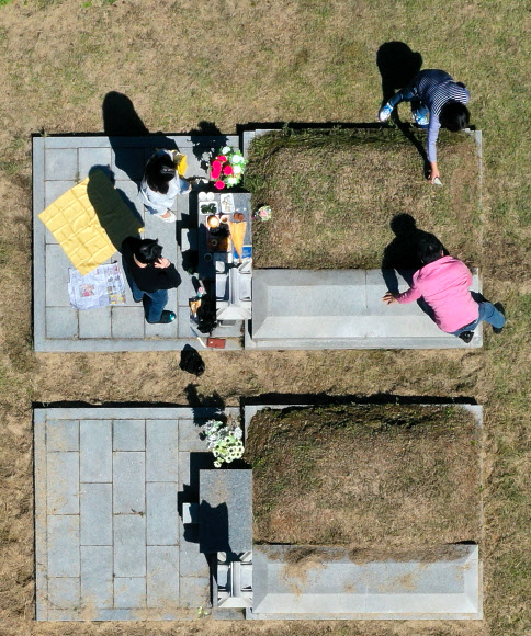 ‘미리 성묘왔어요’