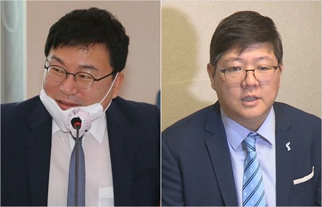 더불어민주당 이상직, 김홍걸 의원. 사진=연합뉴스